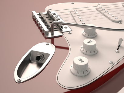 Fender Stratocaster - Free 3D Model