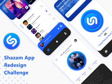 Shazam App Redesign preview picture
