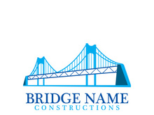 Bridge logo icon design and business symbol template