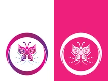 Butterfly logo icon vector design illustration