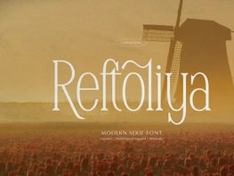 Reftoliya | Modern Serif Font preview picture
