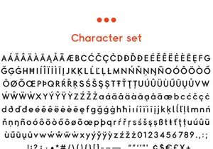 Simpel: Geometric sans-serif font
