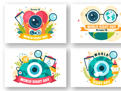 12 World Sight Day Illustration