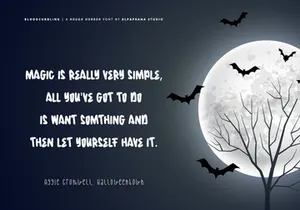 Bloodcurdling - Horror Display Font