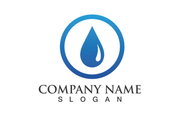 Water drop Logo Template vector preview picture