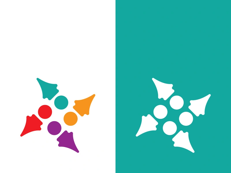 Community, network and social icon design template