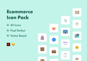 Ecommerce Color Icons