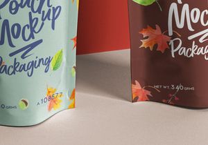 Psd Stand-Up Pouch Packaging Mockup 2