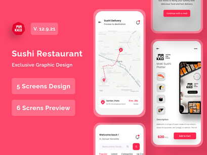 Sushi Restaurant - E-Commerce App