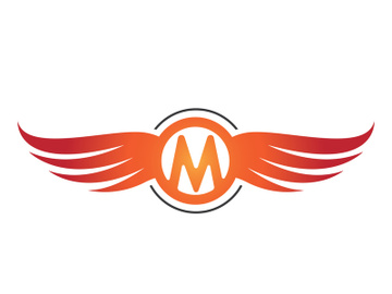 Wing bird logo vector preview picture