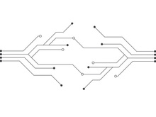 Circuit vector illustration design