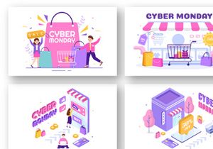17 Cyber Monday Illustration