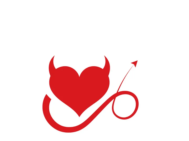 Devil horn Vector icon design illustration logo Template