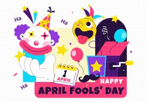 10 Happy April Fools Day Illustration