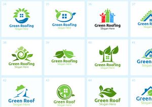 55+ Real Estate Roofing Logo Bundle