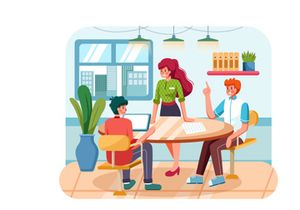 M120_Business Office Illustrations