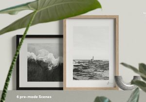 Free Poster Frame Mockup Creator Sample
