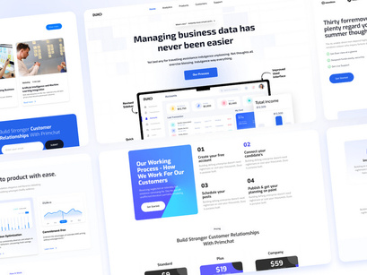 SaaS Product Landing Page for AI Product for Figma