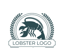 Vintage lobster logo