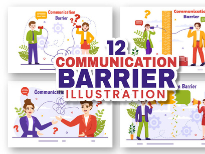 12 Communication Barrier Illustration