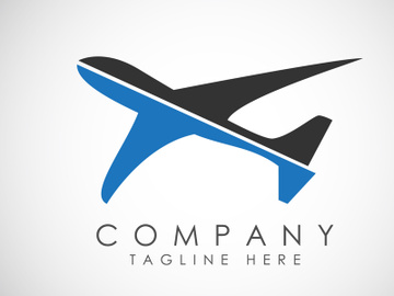 Airplane aviation vector logo design concept. Airline logo plane travel icon. Airport flight world aviation. preview picture