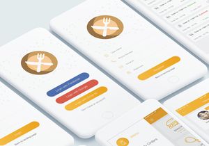 FoodMad App UI Kit - Food Delivery App Design Template