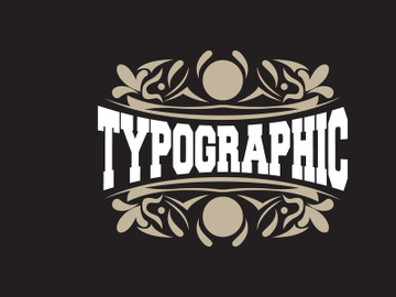 Vector Decorative Vintage Typography Ornament Elements, Greeting Card Design preview picture