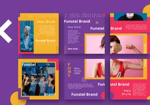 Funstel Puzzle Instagram Feed Template