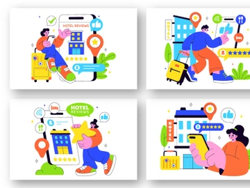 10 Hotel Reviews Illustration preview picture