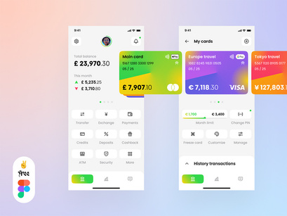 Banking App Mobile UI