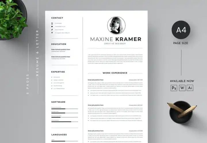 CV Resume & Letter cover Template