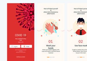 Coronavirus Covid - 19 App UI Kit