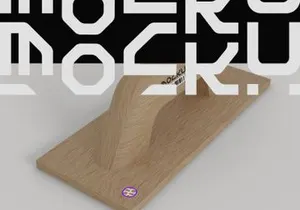 Wooden Handle Trowel Mockup