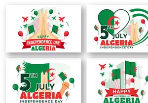 12 Algeria Independence Day Illustration