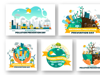 11 National Pollution Prevention Day Illustration