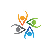 Community logo business template and icon people vector