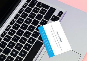 Effortlessly Professional: Clean Business Card Canva Template