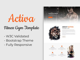 Fitness Gym HTML Template preview picture