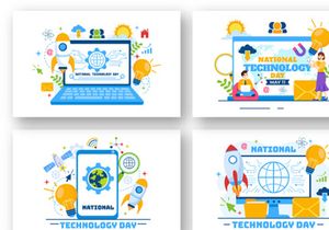 12 National Technology Day Illustration