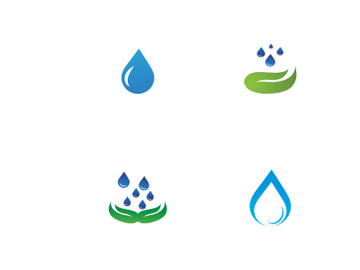 water drop logo preview picture