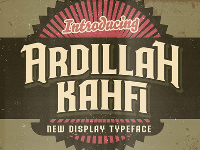 Ardilah Kafi - Victorian Decorative Font