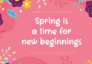 Unfolding - Decorative Display Font