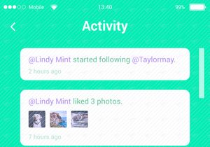 Profile and Activity UI