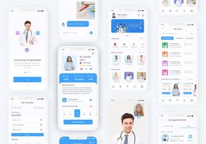 HealthCare - Doctor Consultation Mobile App UI KIT