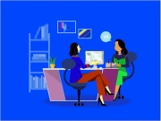 Business Talk Illustration