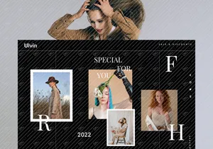 UI UX Fashion Web design