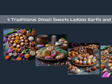 Traditional Diwali Sweets Ladoos Barfis and Festive Treats preview picture