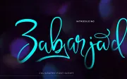 Zabarjad Calligraphy Script