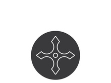 ninja weapons vector logo