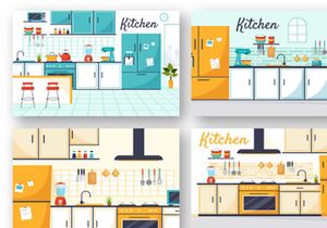 15 Kitchen Architecture Illustration